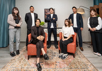 みんなが集合している様子